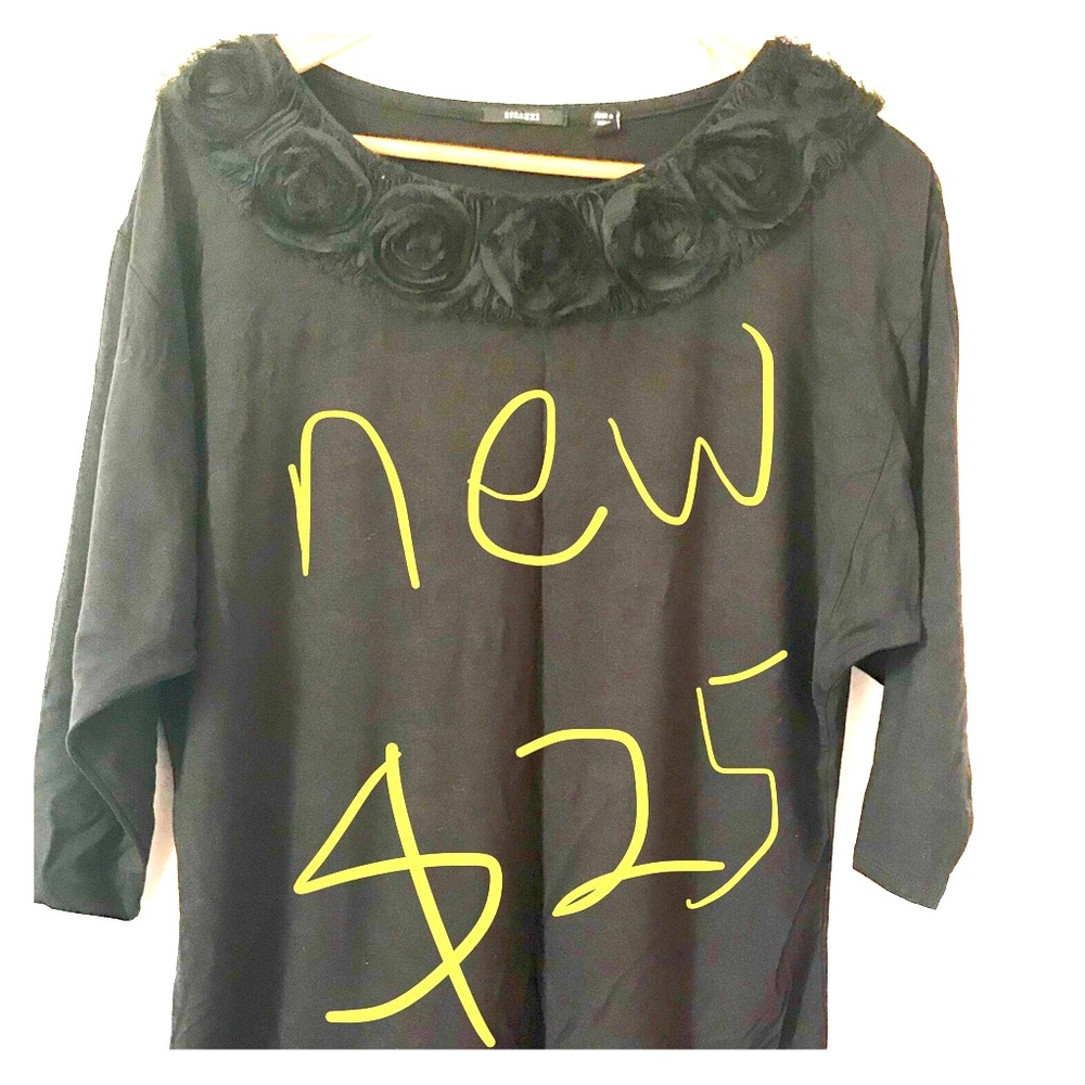 Brand new black dress 3/4 sleeve brand new no tag